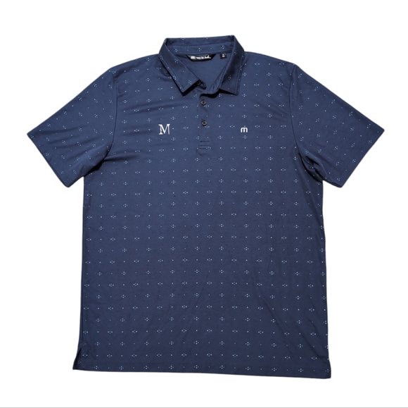 Travis Mathew Men's Navy Blue Golf Polo Shirt size XL - Picture 1 of 9